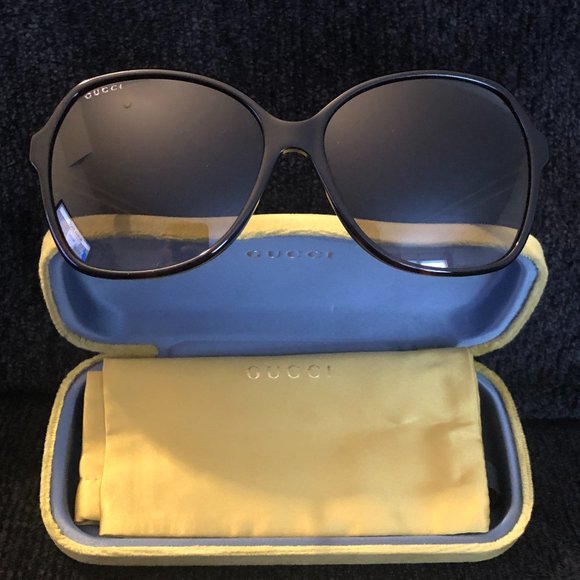 WOMEN GUCCI 61MM BUTTERFLY SUNGLASSES (NWOT)